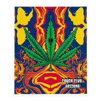 Cough Club Leaf Arizona Throw