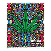 Cough Club Leaf NeonPrimary Throw