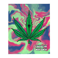 Cough Club Leaf Pastel Throw